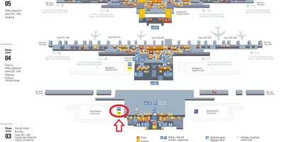 Карта Мюнхена тэрмінал 2 