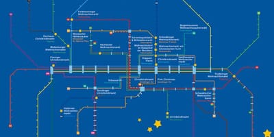Карта Мюнхен калядныя кірмашы