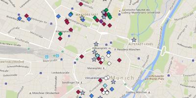 Карта Мюнхен Альтштадт